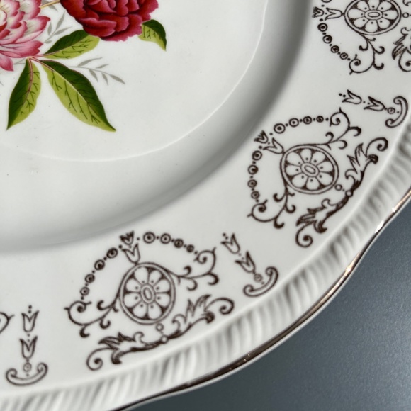 Alfred Meakin "Beauty" dinner plate, 22K gold decorated, vintage. - Picture 13 of 14